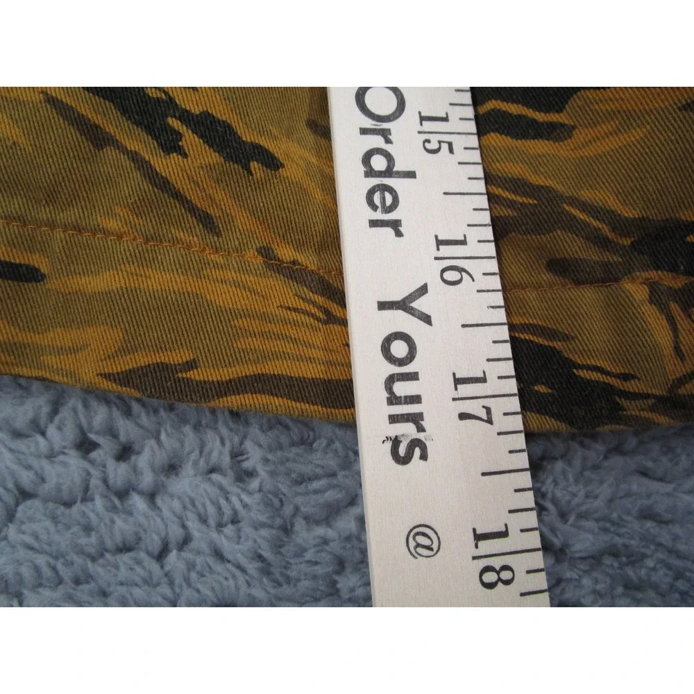 Concepts Tiger Stripe Camo Shorts Mens Medium Orange Black Cotton Made in USA